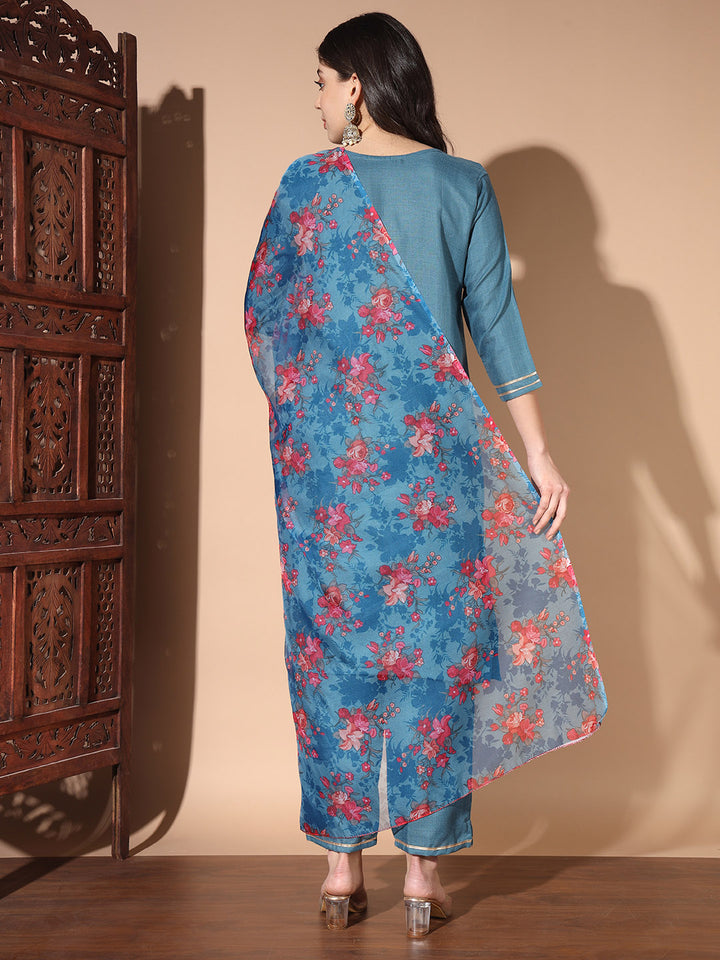 Kurti Pant Dupatta Set