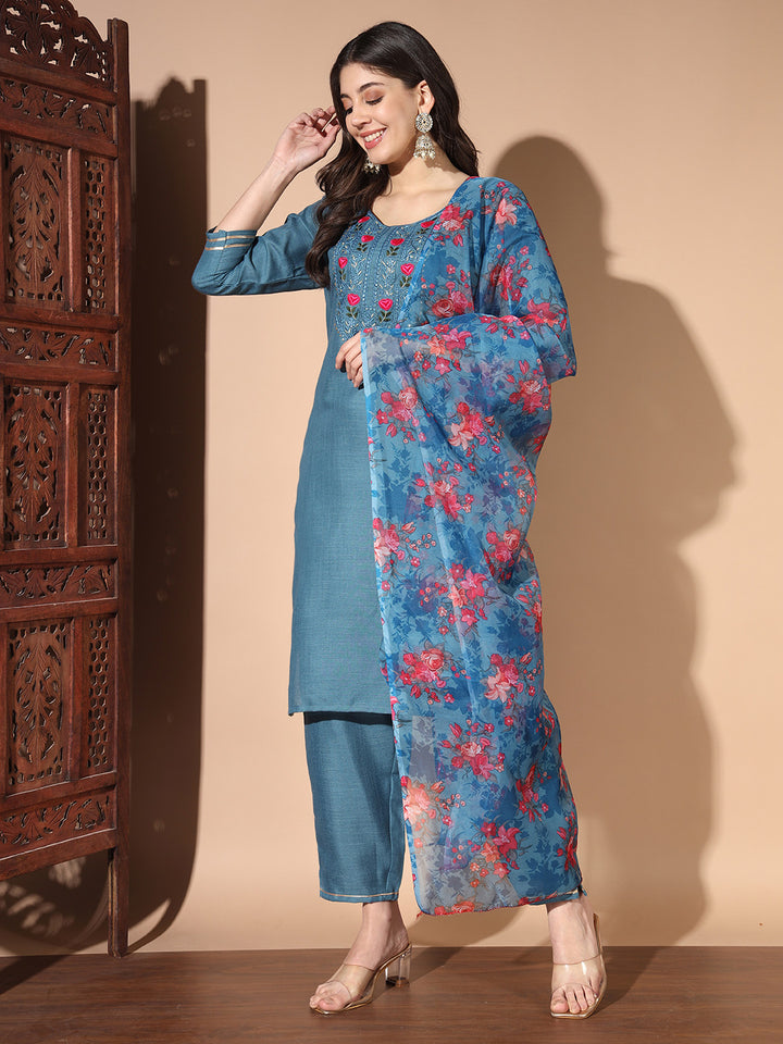 Kurti Pant Dupatta Set