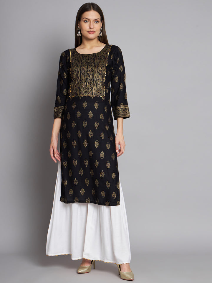 Reyon Kurti Sharara Set