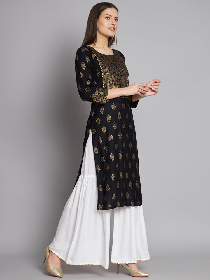 Reyon Kurti Sharara Set