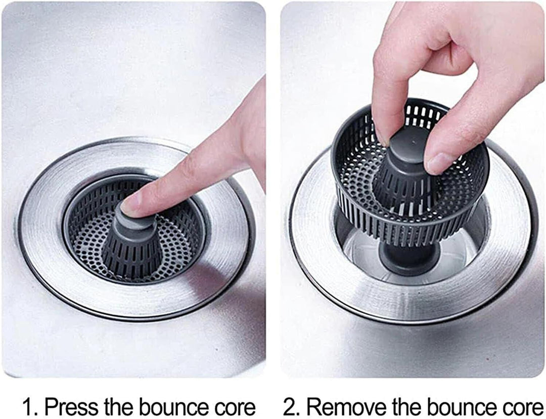 Stainless Steel Drain Filter Sink Plug