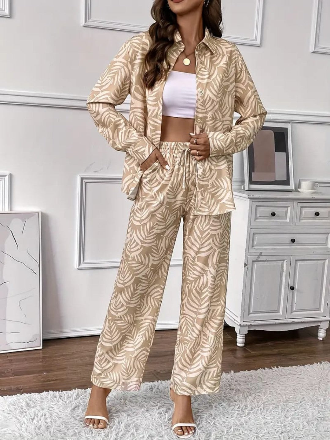 ELEGANT PRINTED CO-ORDS SET