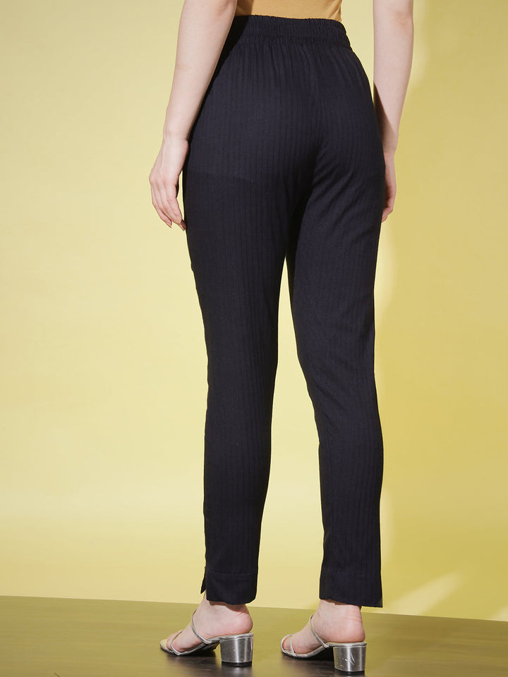 SOLID STRIPE PANT-PISTA