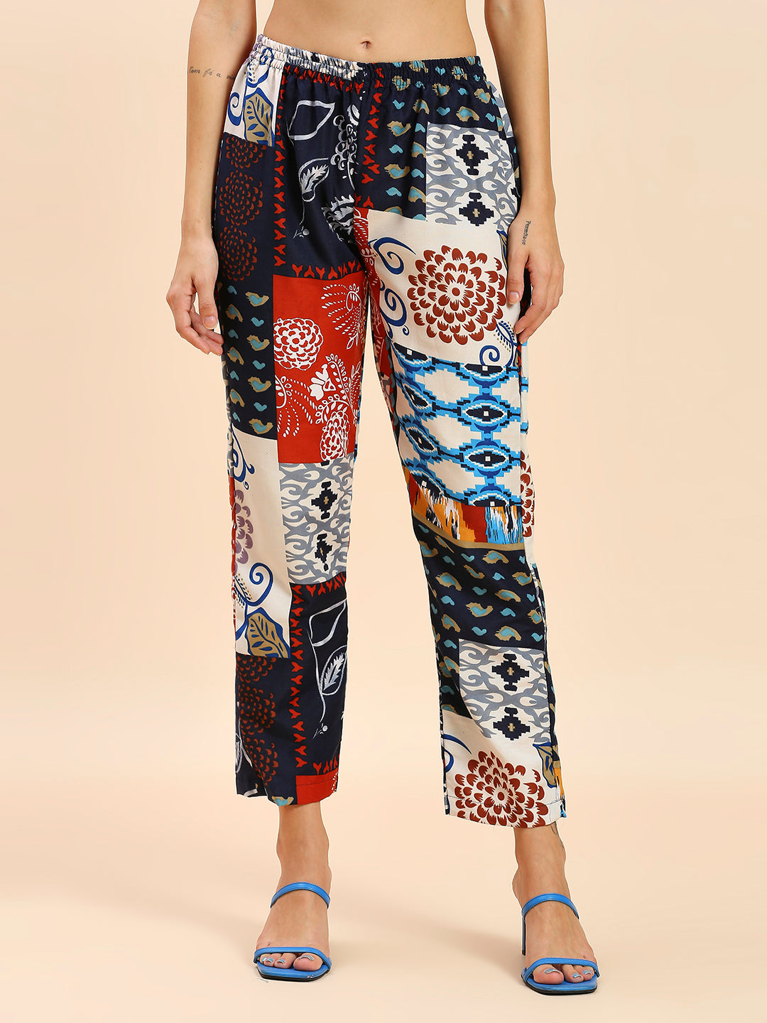 ABSTRACT PRINTED CO-ORDS SET