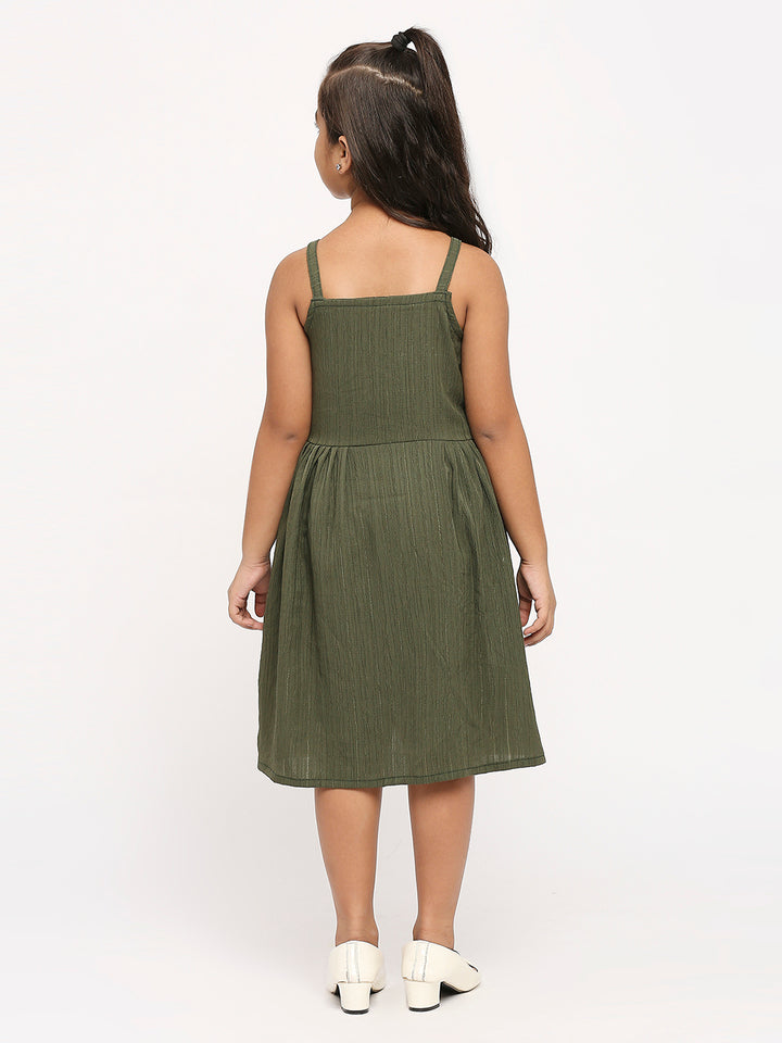 Shoulder Straps Fit & Flare Dress