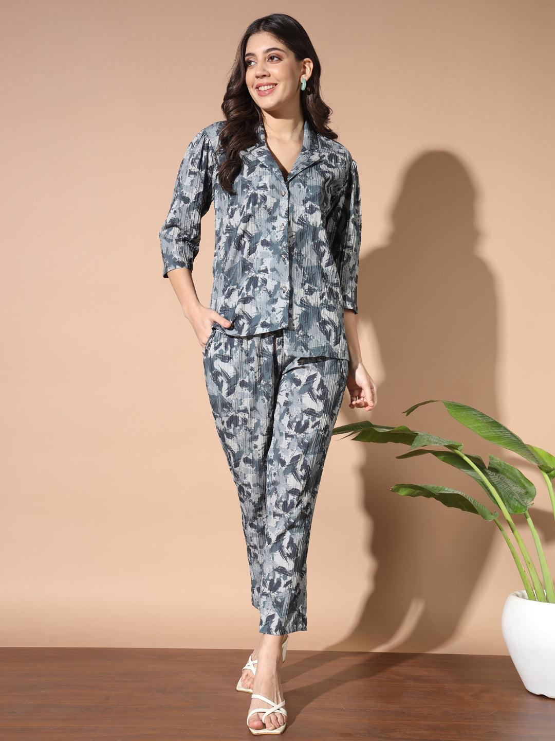 GRAPHIC PRINTED FANCY CO-ORDS SET