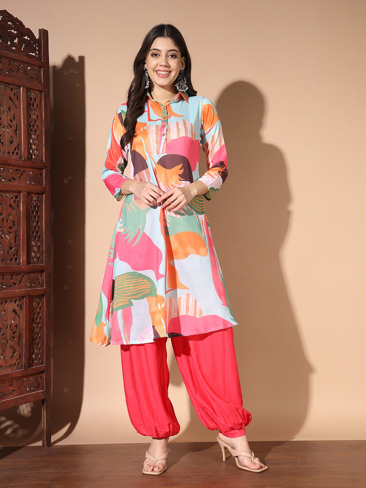 VERSATILE KURTI HERAM PATIALA SET