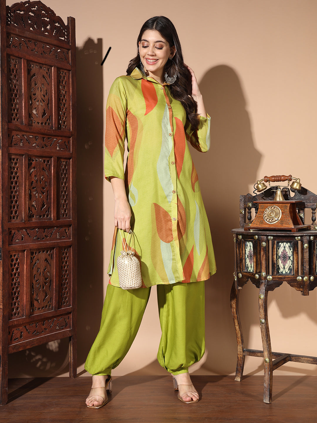 ELEGANT KURTI HERAM PATIALA SET