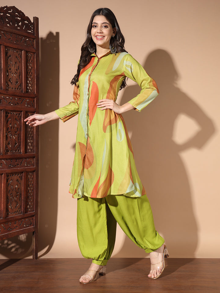 ELEGANT KURTI HERAM PATIALA SET