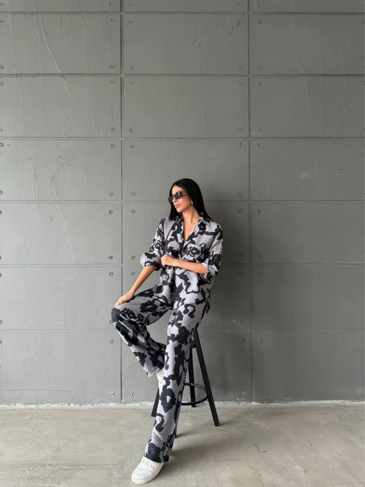 VERSATILE PRINTED SHIRT PANT SET