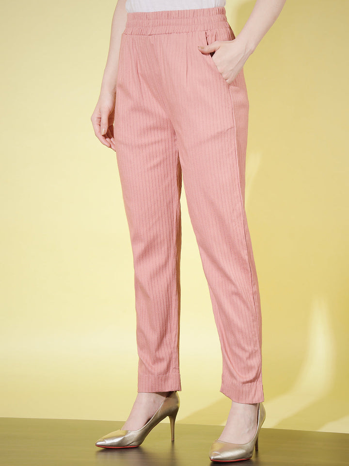 SOLID STRIPE PANT-PISTA