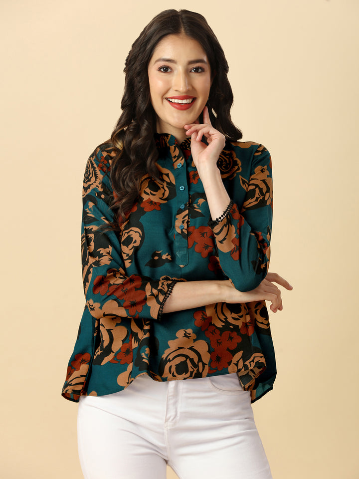 MADARIAN COLLAR TOP