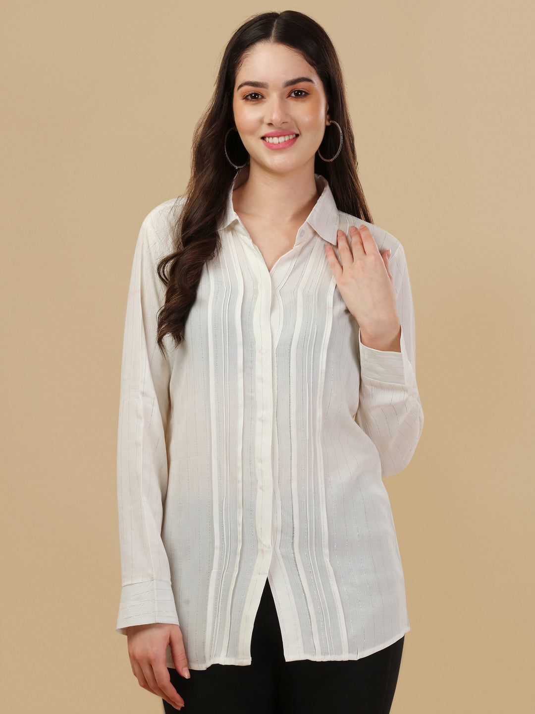 SOLID SHIRT-WHITE