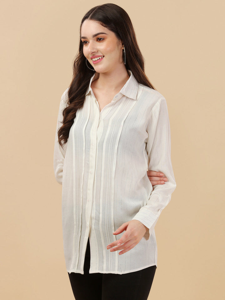 SOLID SHIRT-WHITE