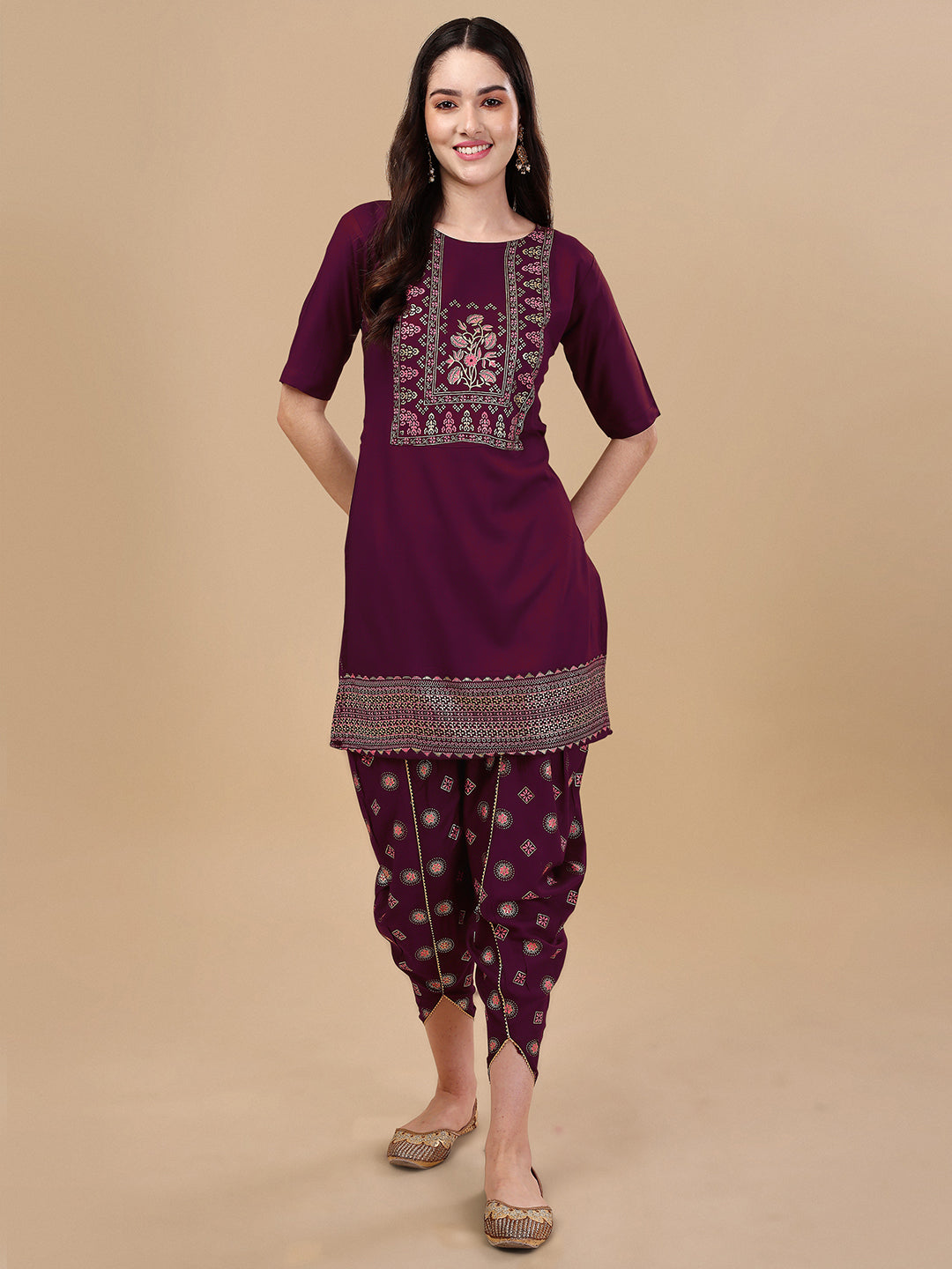 TULIP PANT WITH KURTI SET